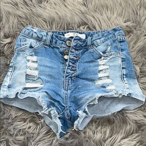 high wasted jean shorts🐉